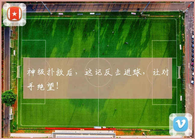 神级扑救后，这记反击进球，让对手绝望！